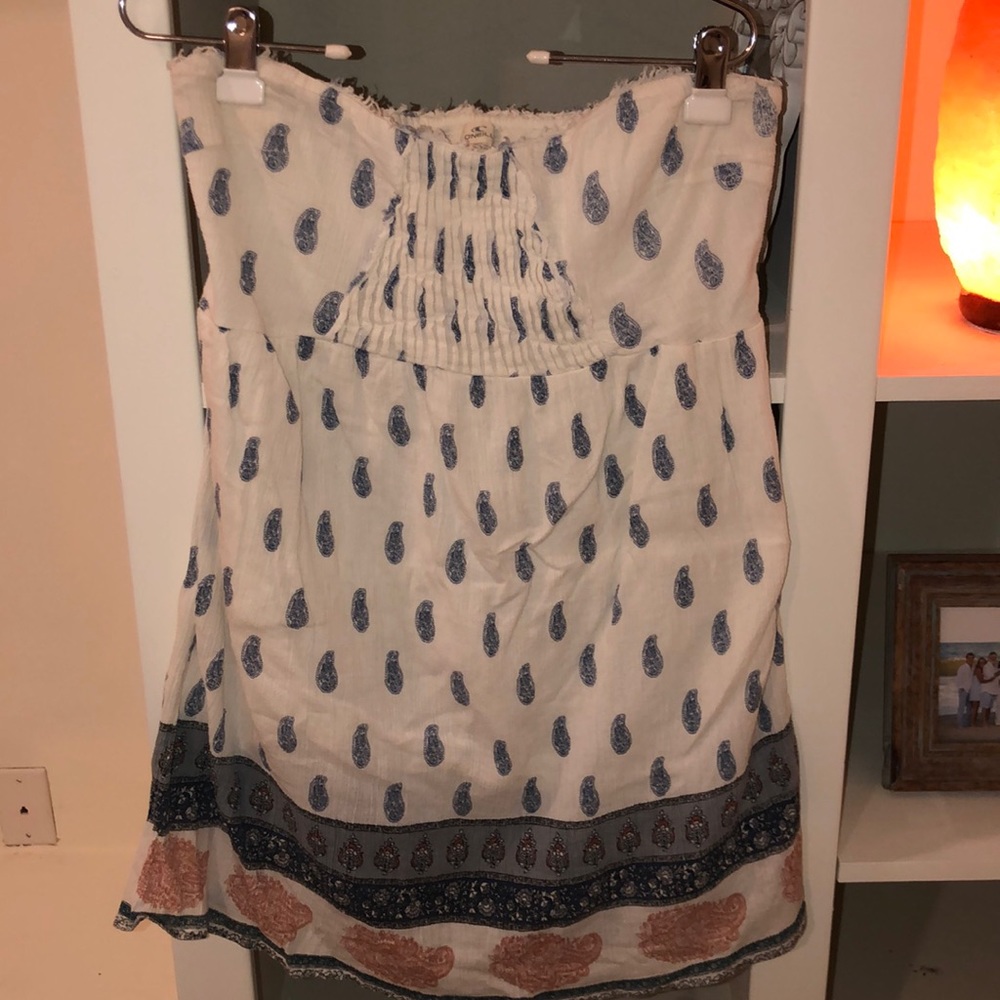 O’Neill Strapless Smocked Dress